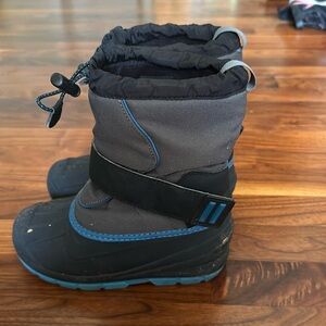Boys car and Jack boots size 1